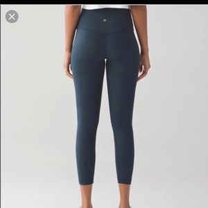 Lululemon Align Pant 7/8, Nocturnal Teal